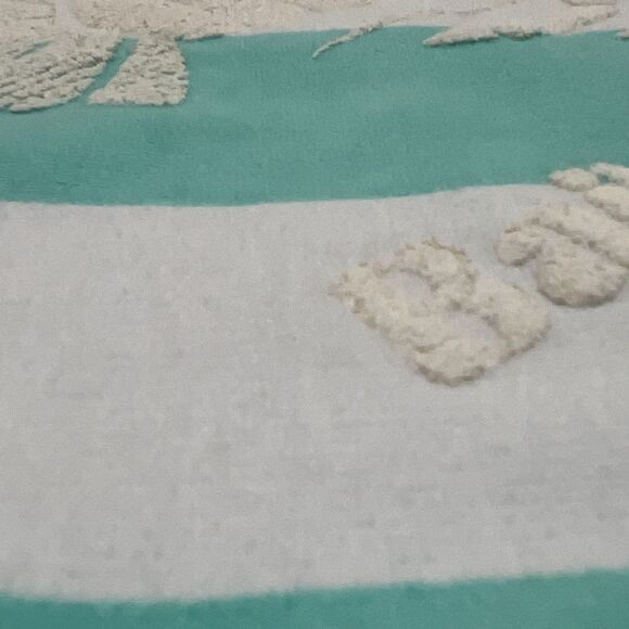 VTG Maine Lobster Puffy Graphic L Sweatshirt Striped 90s USA Blue White Tourism - Picture 4 of 8